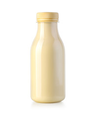 Bottle of milk isolated