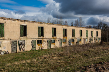 stone brick ruins of old building