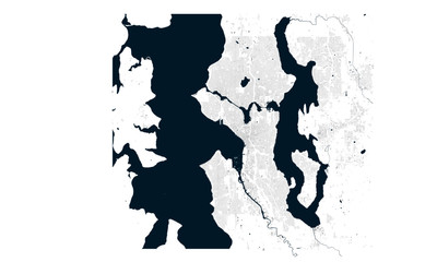 Seattle, Washington Map