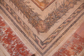sol en mosa&iuml;que &agrave; Carthage
