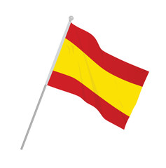 Spain national flag. vector illustration