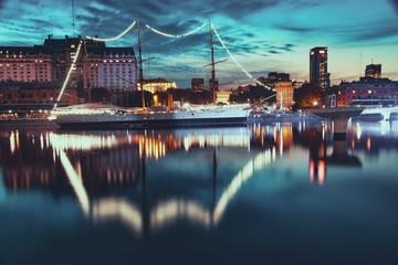 Harbour at night