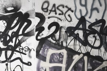 Graffiti Schwarzweiß