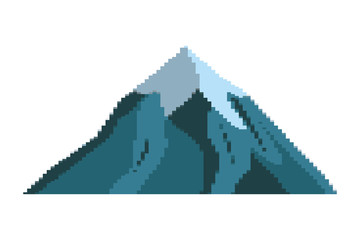 Isolated iceberg mountain design vector illustration