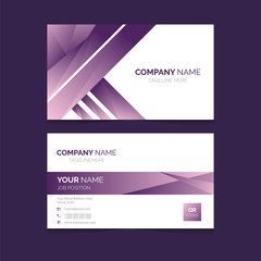 Creative and clean double-sided business card template