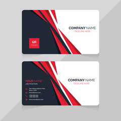 Modern and Clean Business Card Template. Double sided design