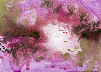 Abstract texture background. Handmade watercolor