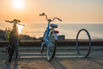 Obraz premium bicycle on the beach