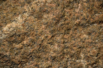 Background of natural stone. A snapshot of granite boulder (Latin 