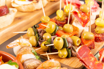 Tapas or antipasto starters