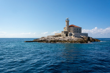 Fototapeta na wymiar Mulo lighthouse in Croatia