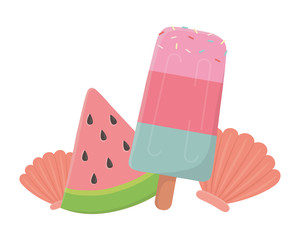 Summer icon set design vector illustration
