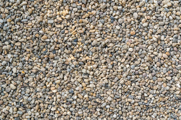 Small gravel stones textured background pattern