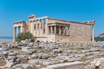 A hot day on the Acropolis of Athens, Greece, June 2019.
