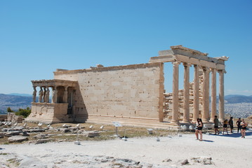 A hot day on the Acropolis of Athens, Greece, June 2019.