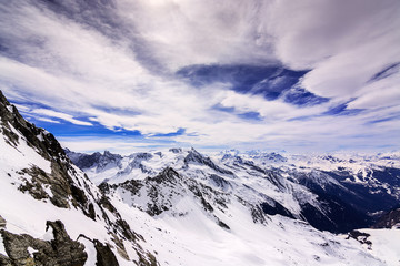 Obraz premium Peaks in alps