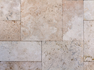 texture of the wall of natural stone, travertine, sandstone and marble