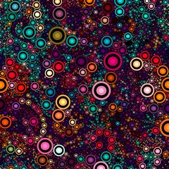 pink and purple colorful abstract backgrounds in circles and polka dots