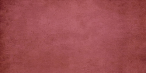 Red wide grunge effect texture.