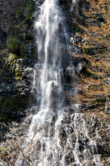 Fototapeta na wymiar Tendaki, a waterfall in Yabu city in Hyogo prefecture, Japan