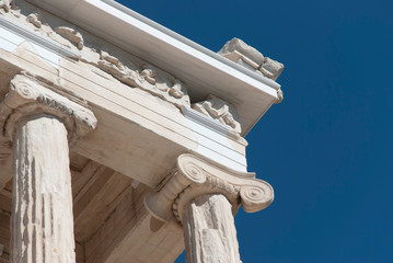 A hot day on the Acropolis of Athens, Greece, June 2019.