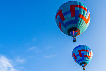 hot air balloon in the sky