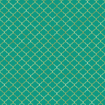 Quatrefoil Seamless Pattern - Classic quatrefoil repeating pattern design