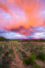 Obraz premium Santa Fe Sunset 