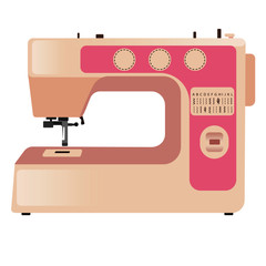 Sewing machine icon vector 