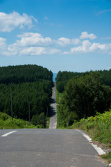 まっすぐな道