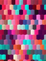 isometric minimal abstract cubes and squares colorful backgrounds textures patterns