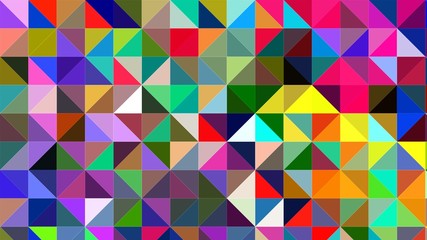 squares and triangles isometric abstract conceptual colorful background and patterns
