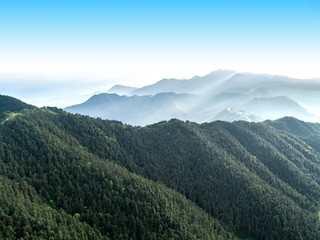 Jiangxi Fujian Goat Lion Mu Scenic Spot。 