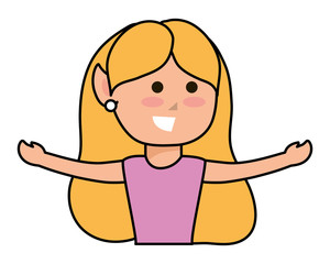 Isolated medieval princess design vector illustration