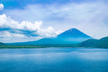 富士山と本栖湖