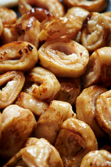 Korean pork offal meat barbecue 