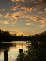 River Sunrise Reflections