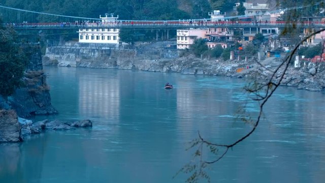 The Ganges River has long been considered a sacred river for Hindus. The city of Rishikesh, through which the river passes for the adherents of Hinduism, is the world capital of yoga