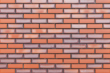 Brown brick wall pattern for background