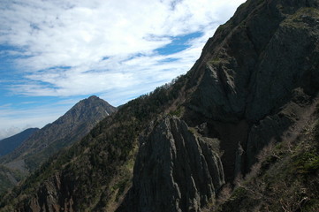 Fototapeta na wymiar 八ヶ岳登山