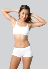 Fototapeta premium woman in sportwear