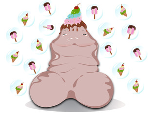 cartoons penis and ice cream 