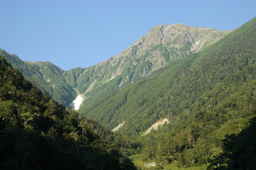 Naklejka premium 北岳登山