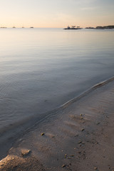 The seashore in the morning