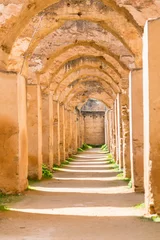 Getreidespeicherwände der alten Stadt Meknes in Marokko. © rayints