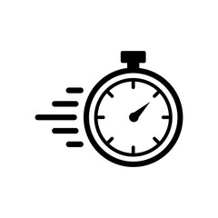 Stopwatch icon vector