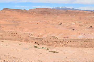 Ait Ben Haddou Kasbah, Maroko, Afryka, Sahara