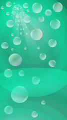 abstract background with water drops