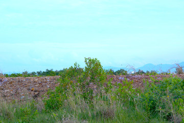 The sky on the mound