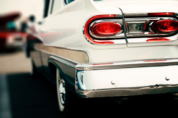 Classic car street display